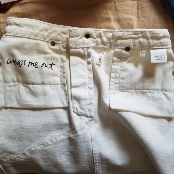 GRLFRND Giselle Skirt white baja sz 26 2 XS - Picture 8 of 8